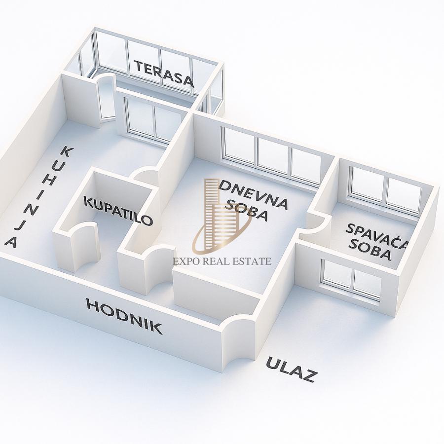 Arena- na prodaju odličan dvosoban stan