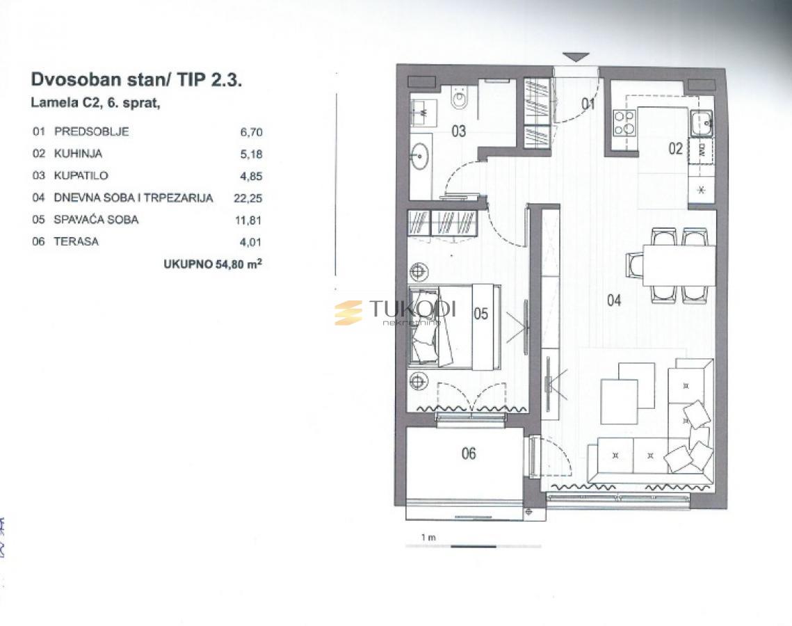 Airport Garden, 2.0 stan od 55m2