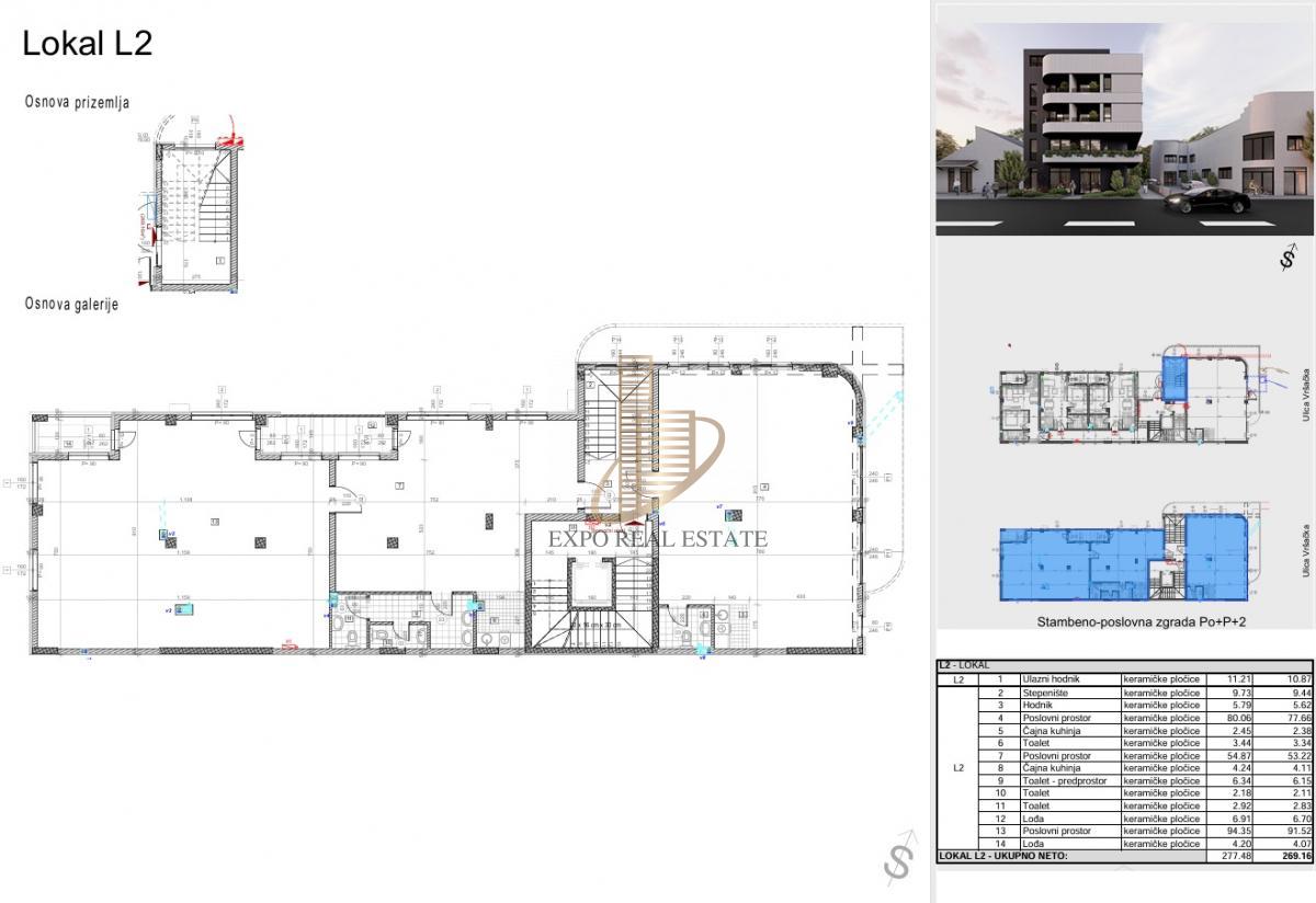 Prodaja,lokal u izgradnji 269m2 Vršačka
