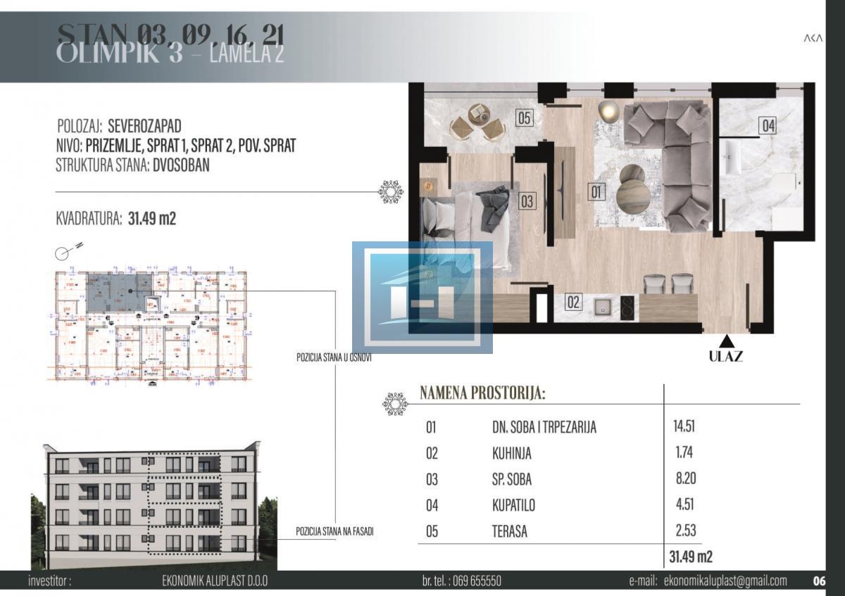 MODERAN STAN U VRNJAČKOJ BANJI – IDEALAN DOM I INVESTICIJA U IZGRADNJI