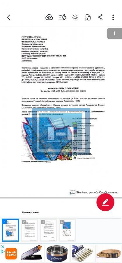 Na prodaju građevinski plac u industrijskoj zoni – idealna lokacija za poslovanje!