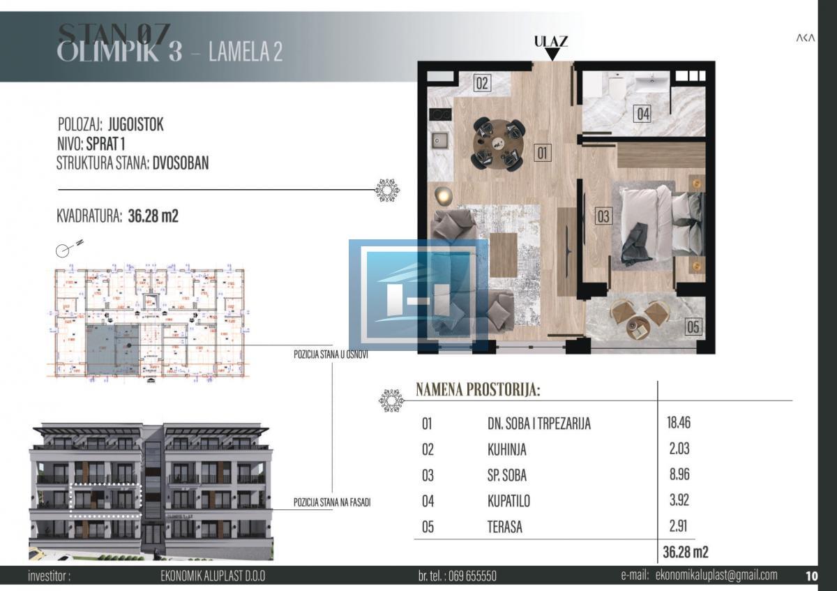 Investicija Koja Se Ne Propušta – Jednosoban Stan u Izgradnji u Vrnjačkoj Banji