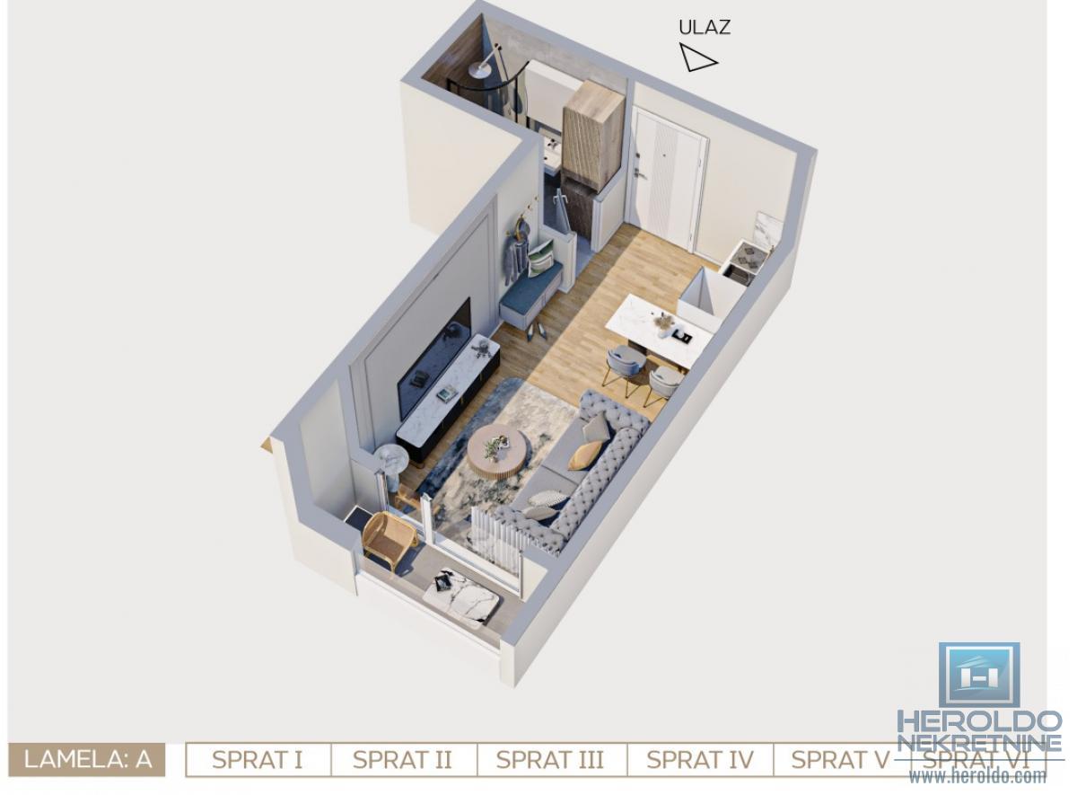 Stanovi u izgradnji - GARSONJERA