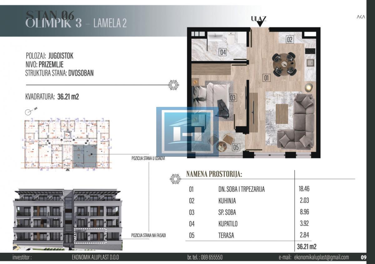 Investicija Koja Se Ne Propušta – Jednosoban Stan u Izgradnji u Vrnjačkoj Banji