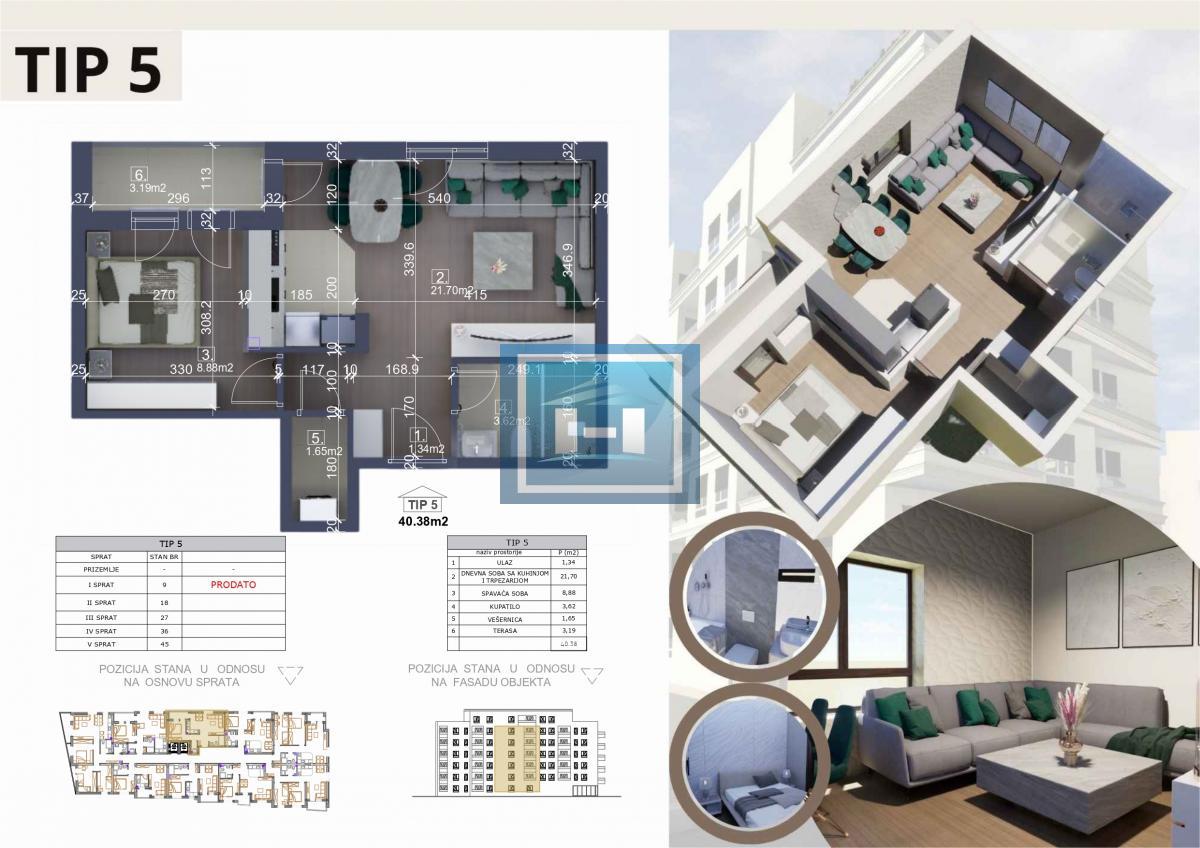 STANOVI U IZGRADNJI - CENA VEĆ OD 1040 EURA PO M2